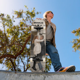 Skate Eu Amo Você Adicionar Seu Próprio Nome Personaliza