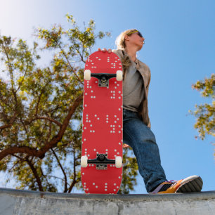 Skate Eu amo você (Braille)