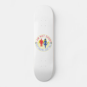 Skate Eu não sou pequeno, mas você é só alto