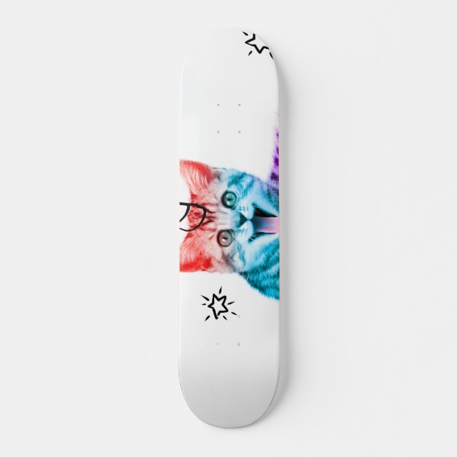 Skate Eu sou tão meowgical! (Frente)