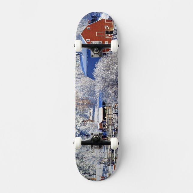 Skate EUA, Washington, Methow Valley, Celeiros em (Frente)