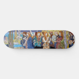 Skate Eugene Grasset - Painel Decorativo Harmonia