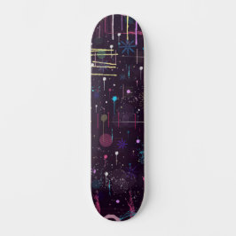 Skate Exibição de Fogos de Artifício: Arte Abstrata