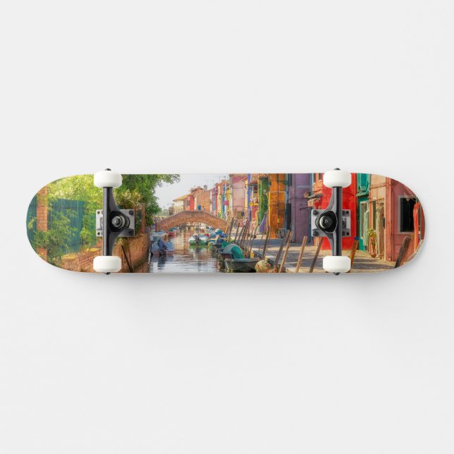 Skate Explore the Vibrant Charm of Burano (Horz)