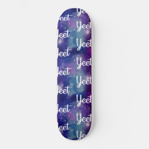 Skate Expressão Yeet Espaço Galáxia Exclamação