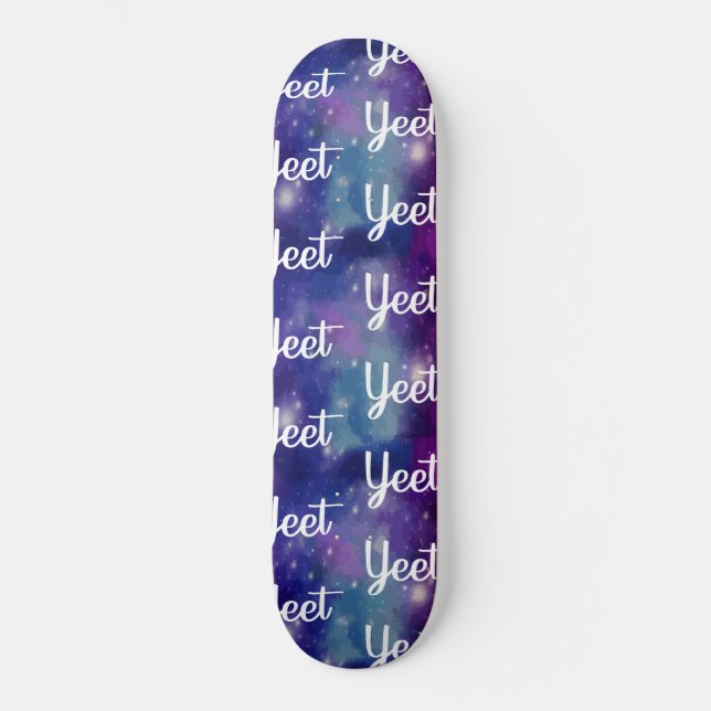 Skate Expressão Yeet Espaço Galáxia Exclamação (Frente)
