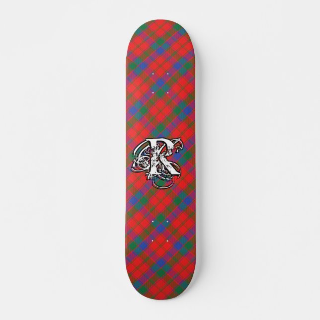 Skate Extreme Tartan Clan Robertson Monograma (Frente)