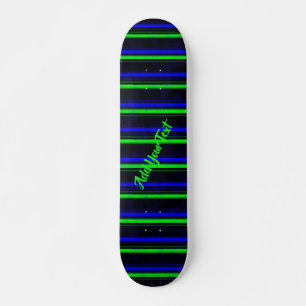 Skate Faixa Verde Azul Preta
