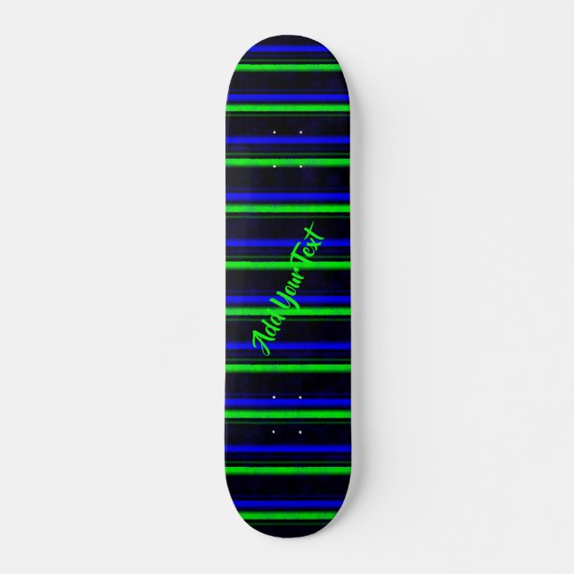 Skate Faixa Verde Azul Preta (Frente)