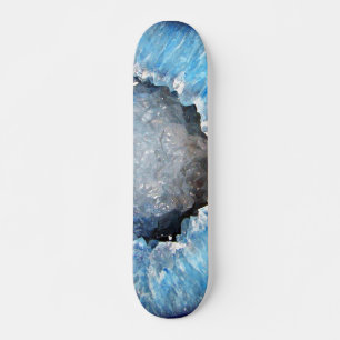 Skate Falln Geode de cristal azul