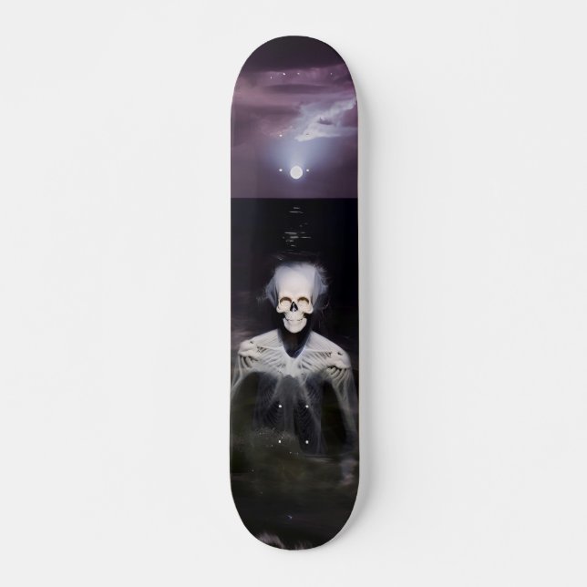 Skate Fantasma no Mar - Pintura a Petróleo (Frente)