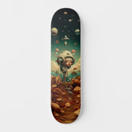 Skate Fantasy wall art skateboard. 