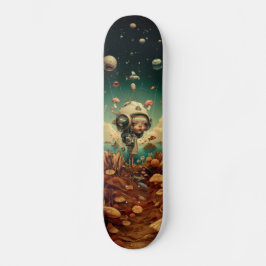 Skate Fantasy wall art skateboard.