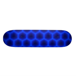 Skate Favo de mel 3D azul