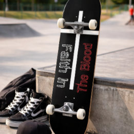 Skate Fé Na Cruz Cristã Sanguínea