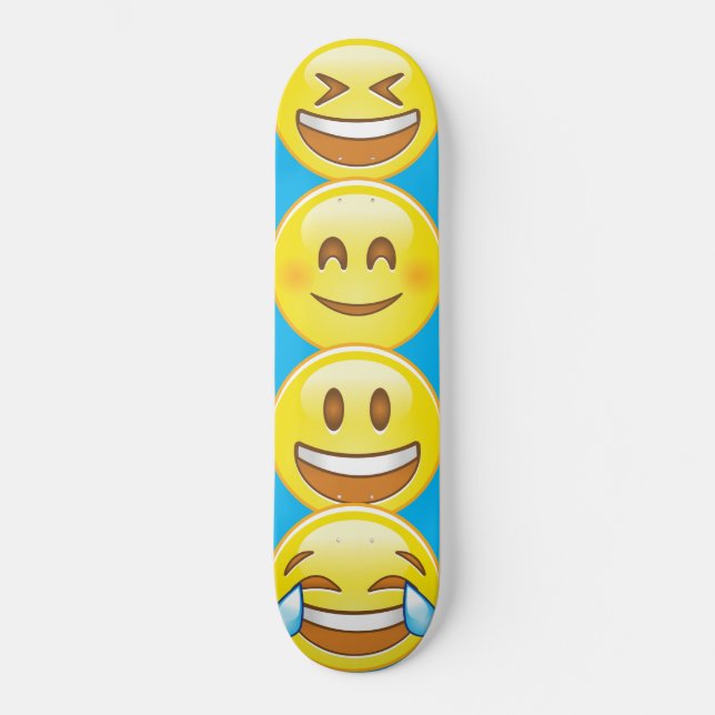 Skate feliz de Emoji (Frente)