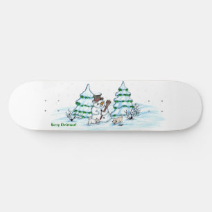 Skate Feliz Natal! Neve com Cat e Puppy
