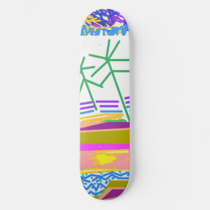 Skate Férias de Destino Abstrato festivo