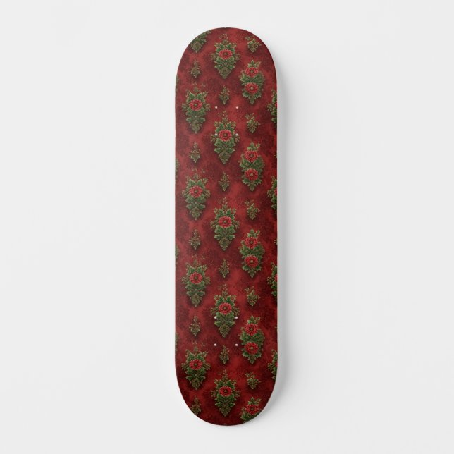Skate Festive Damask  (Frente)
