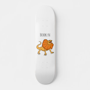Skate Figura de desenho animado de lagarto-de-pescoço-f