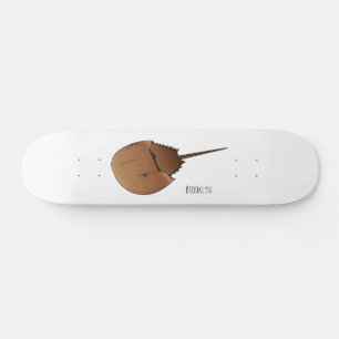 Skate Figura de desenho animado em ferradura