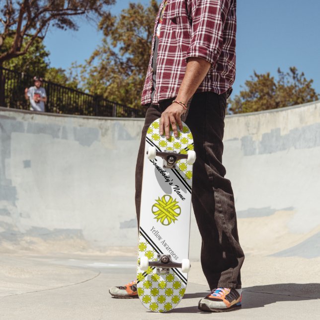 Skate Fita de Véu Amarelo de Kenneth Yoncich (Ao ar livre 2)