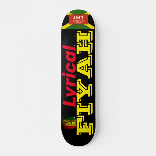 Skate FIYAH LÍRICO Skateboard, Deck 7¾" (Frente)