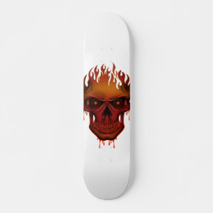 Skate Flame Skull