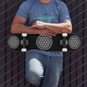 Skate FLOR DA VIDA - Símbolo de Geometria Sagrado 2