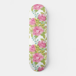 Skate Flor de Cor-de-Rosa Botânica Floral Florescimento
