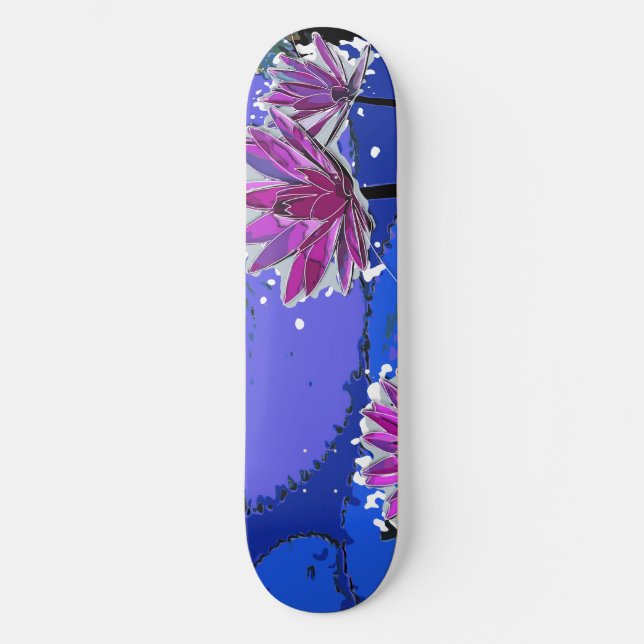 Skate Flor de Lotus Magenta (Frente)