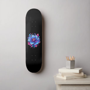 Skate Flor de Turquesa
