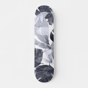 Skate Flor de Verão em Aquarela