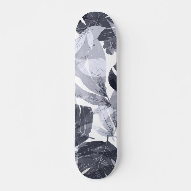 Skate Flor de Verão em Aquarela (Frente)