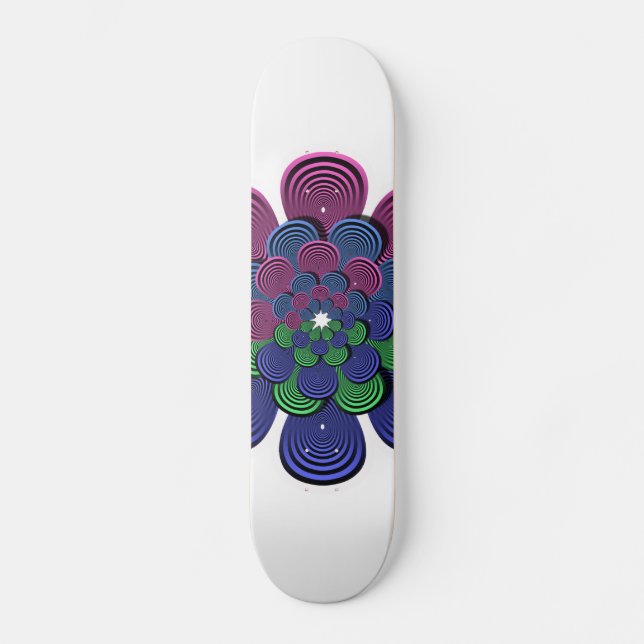 Skate Flor Fractal (Frente)