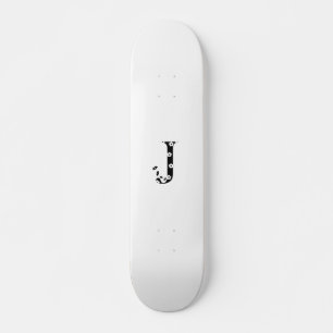 Skate Flor - Letra J Padrão