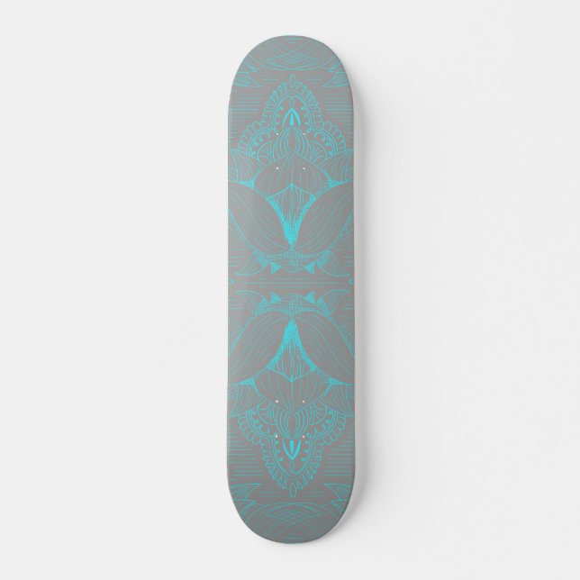 Skate Flor Mandala 6 (Frente)