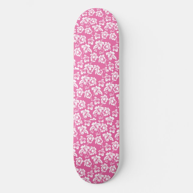 Skate Flor Rosa Havaiana (Frente)