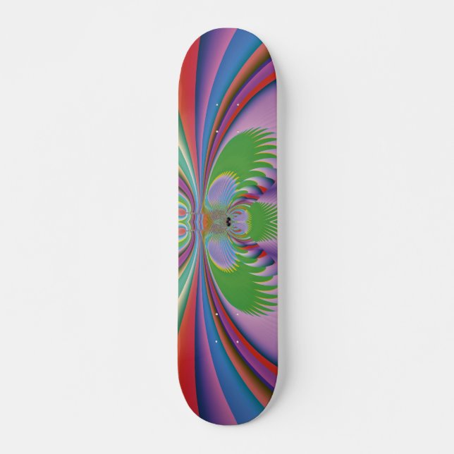 Skate Flor Roxa (Frente)