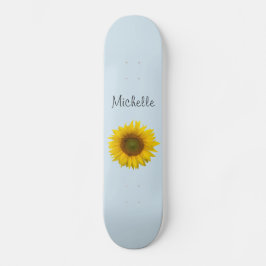 Skate Floral de Cachorro Personalizado de Girassol Amare