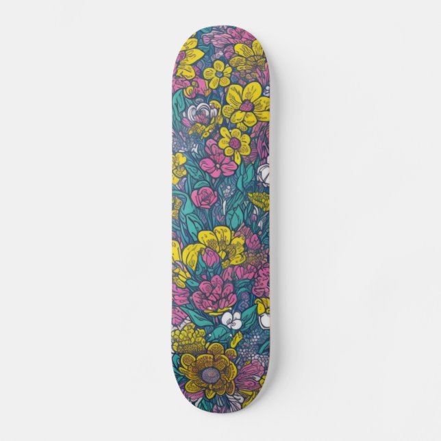 Skate Flores (Frente)