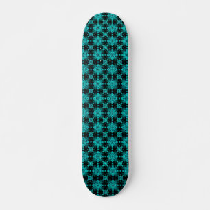 Skate Flores Artdeco em Estilo Retroativo