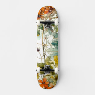 Skate Flores, arte natural