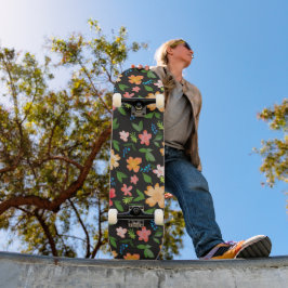 Skate Flores coloridas