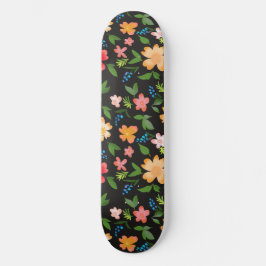 Skate Flores coloridas