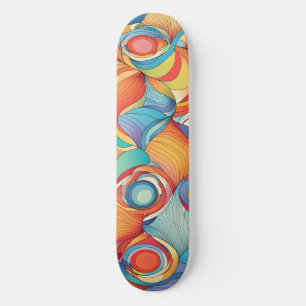 Skate Flores de abstrato