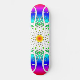 Skate Flores de abstrato