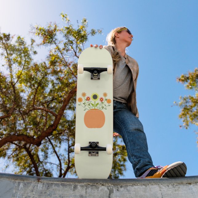 Skate Flores de Ação de Graças em Abóbora (Ao ar livre 1)