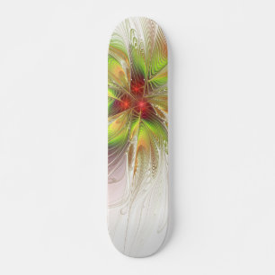 Skate Flores de fantasia fractal suaves e tenra
