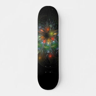 Skate Flores de fantasia fractal suaves e tenra